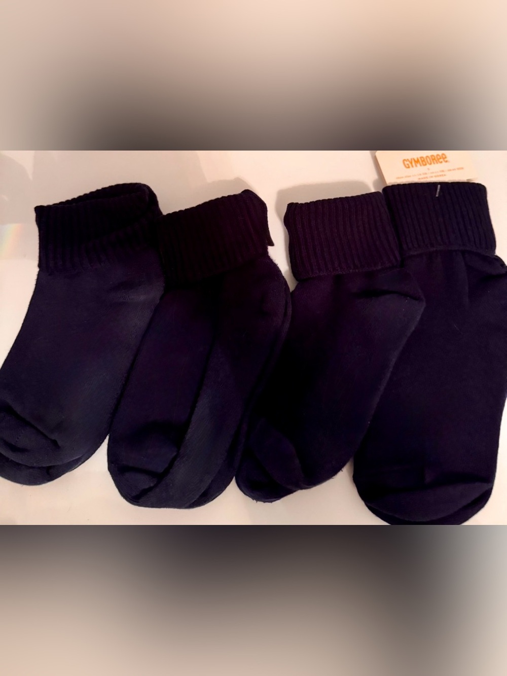 Gymboree Navy Crew Socks - 4 Pair